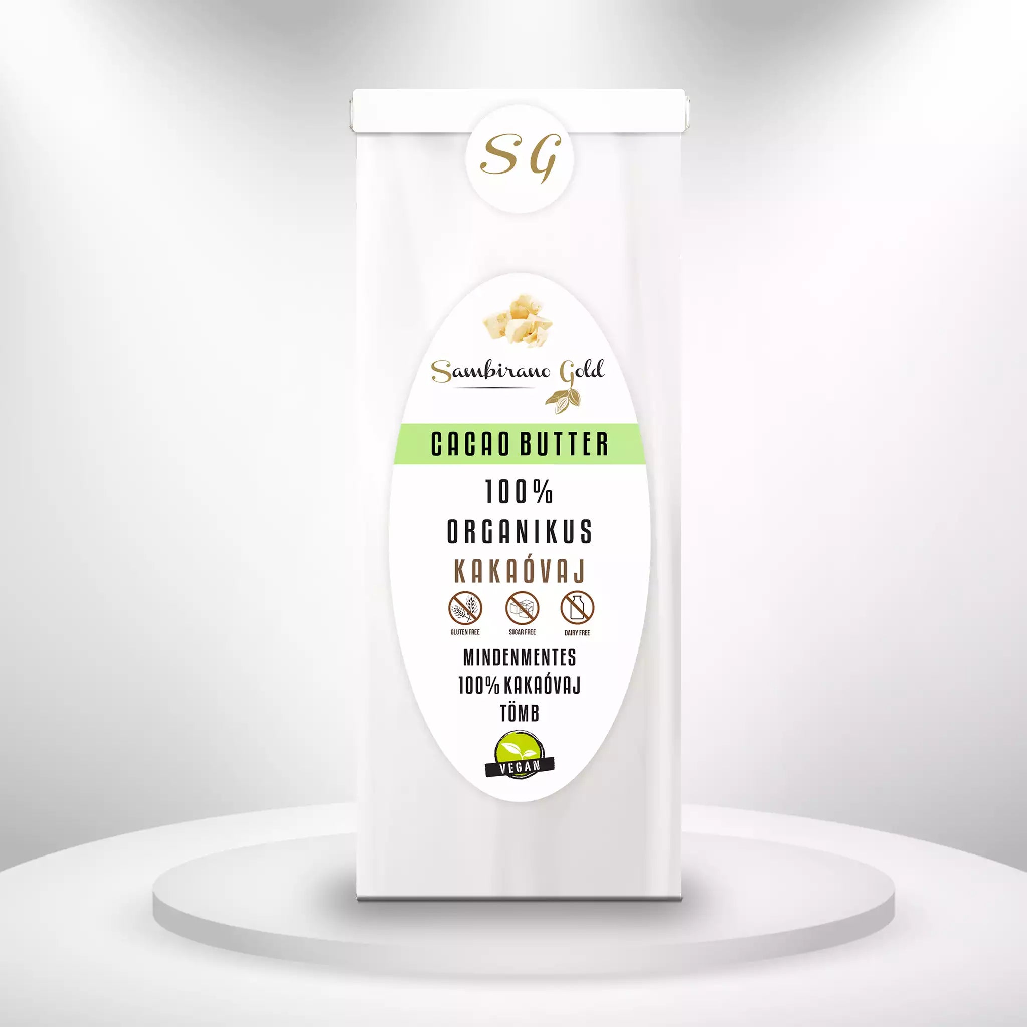 Sambirano Gold - Perui nyers kakaóvaj tömb