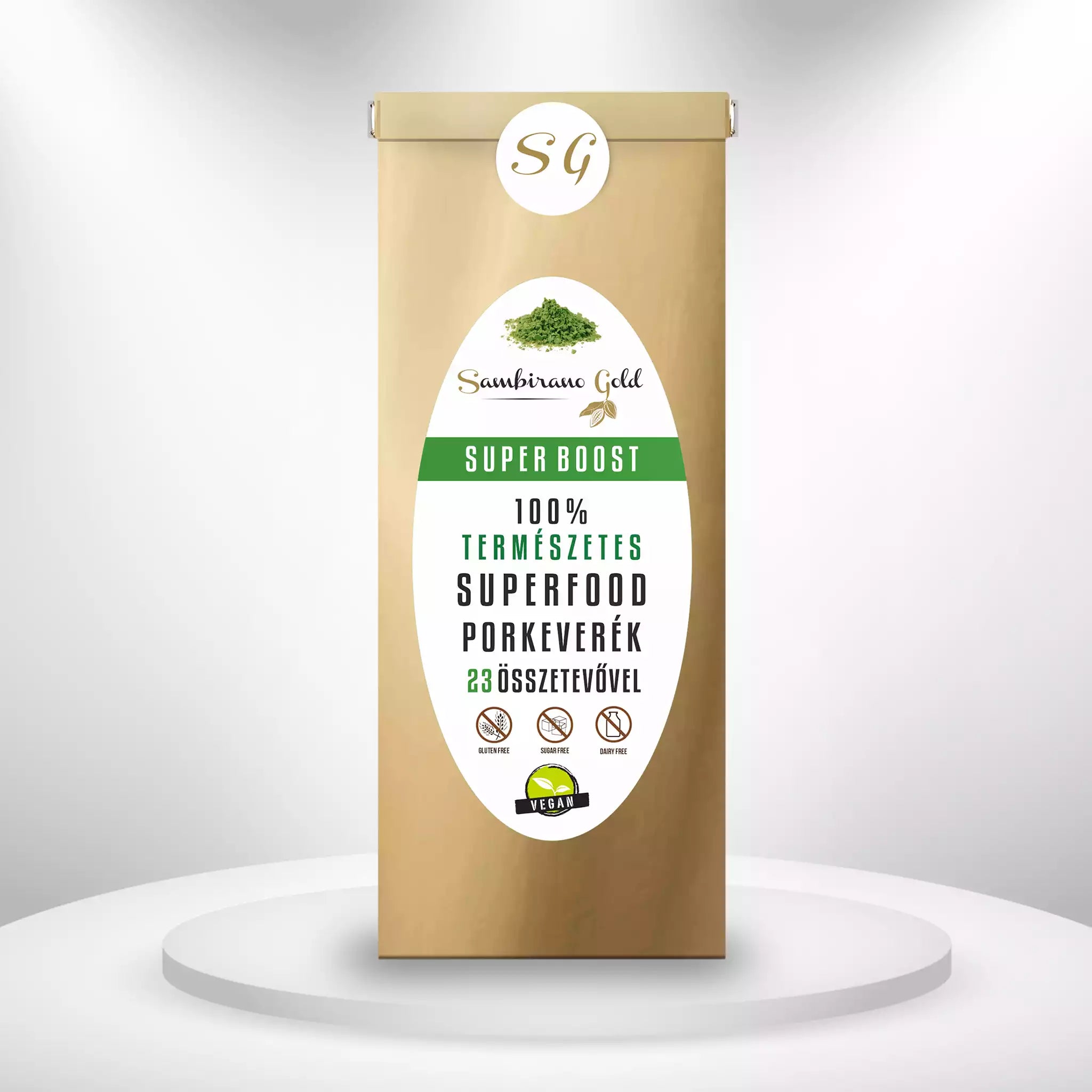 Sambirano Gold -Superfood vitalizló porkeverék