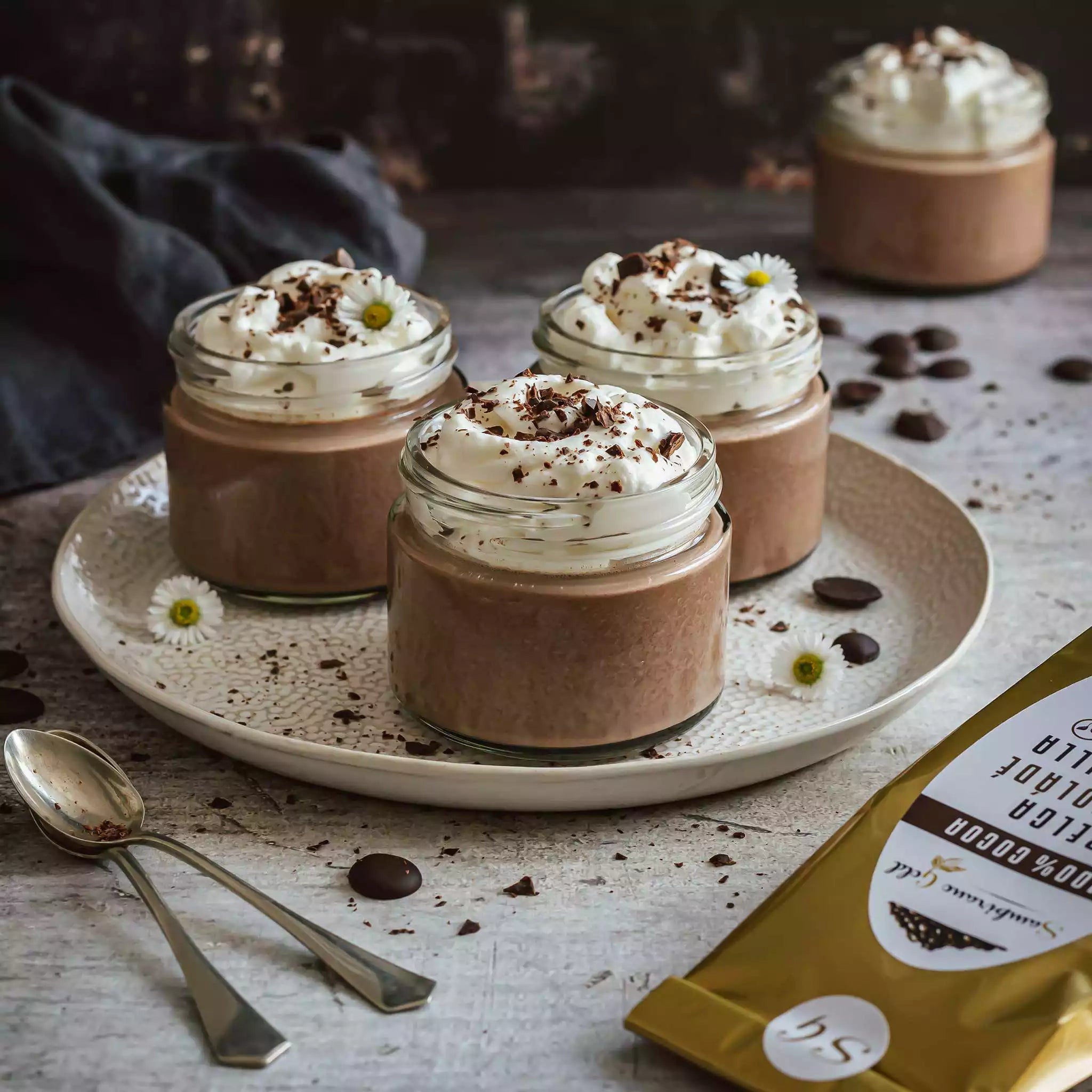 Sambirano Gold - 100% kakaó tartalmú belga étcsokoládé pasztilla