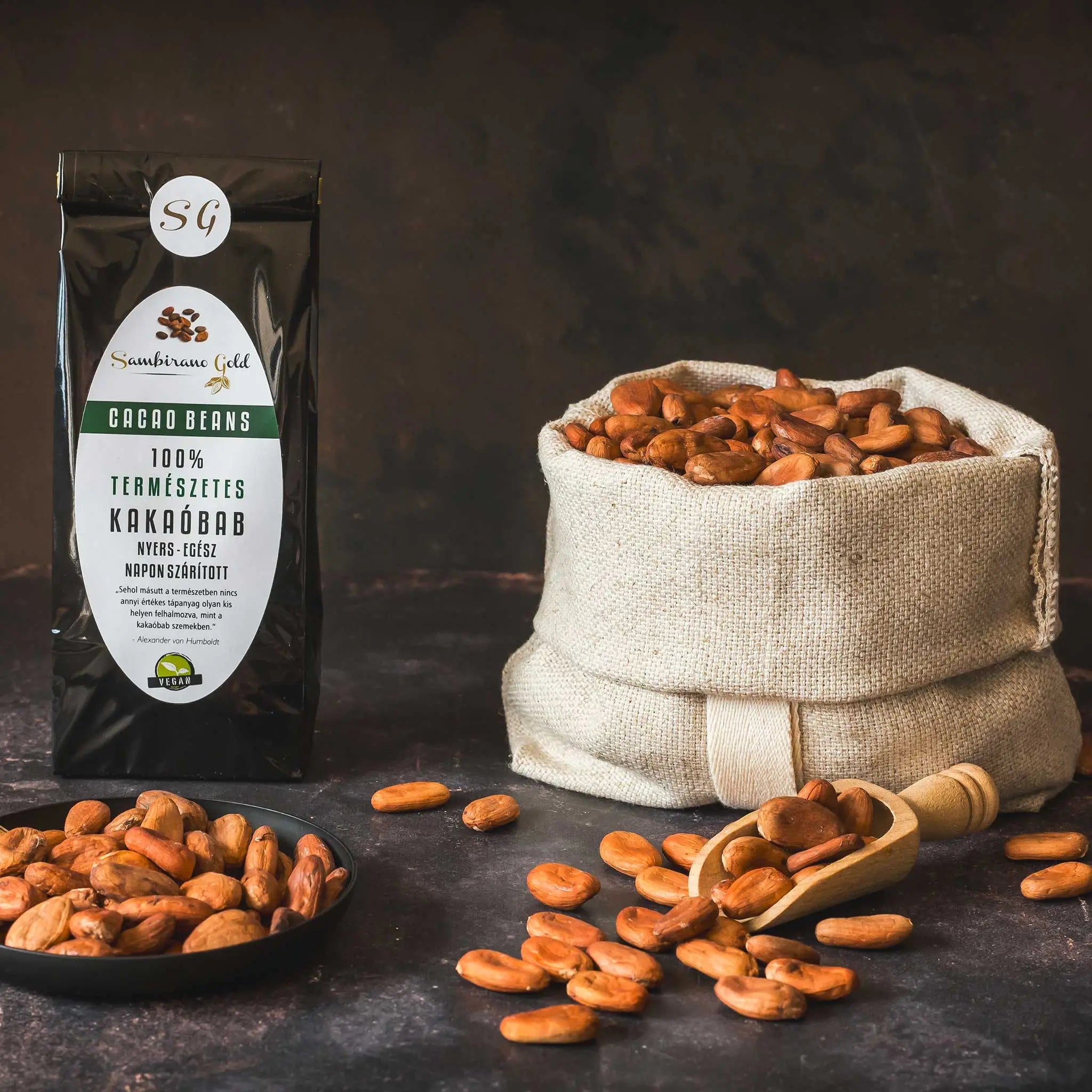 Sambirano Gold - Nyers, egész kakaóbab