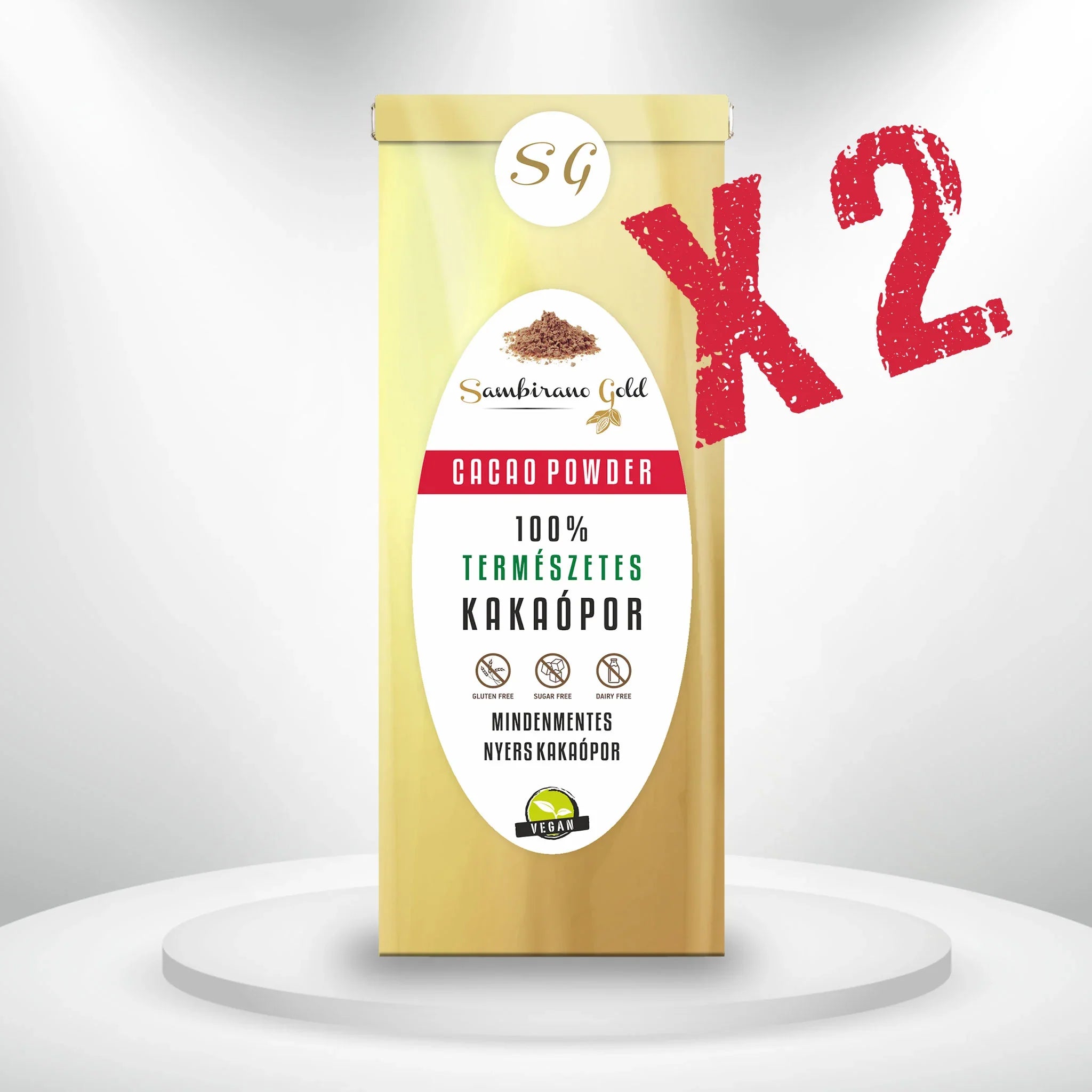 Sambirano Gold - Nyers, teljes értékű kakaópor