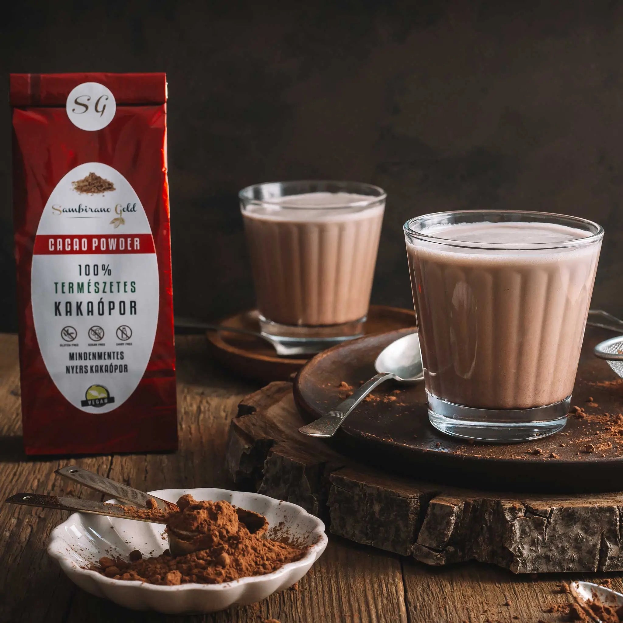 Sambirano Gold - Nyers, teljes értékű kakaópor