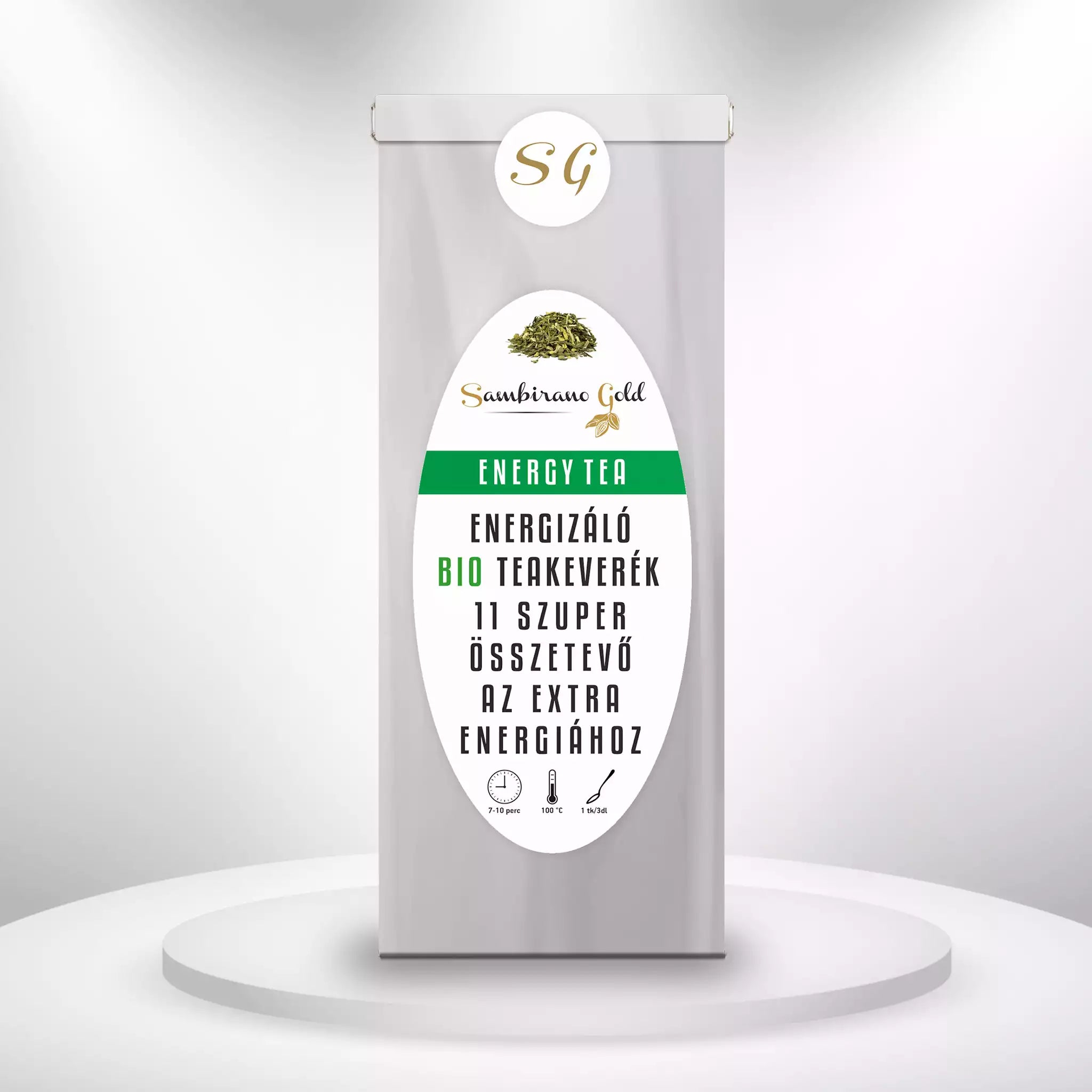 Sambirano Gold - Energy tea - Energizáló teakeverék bio gyógynövényekkel